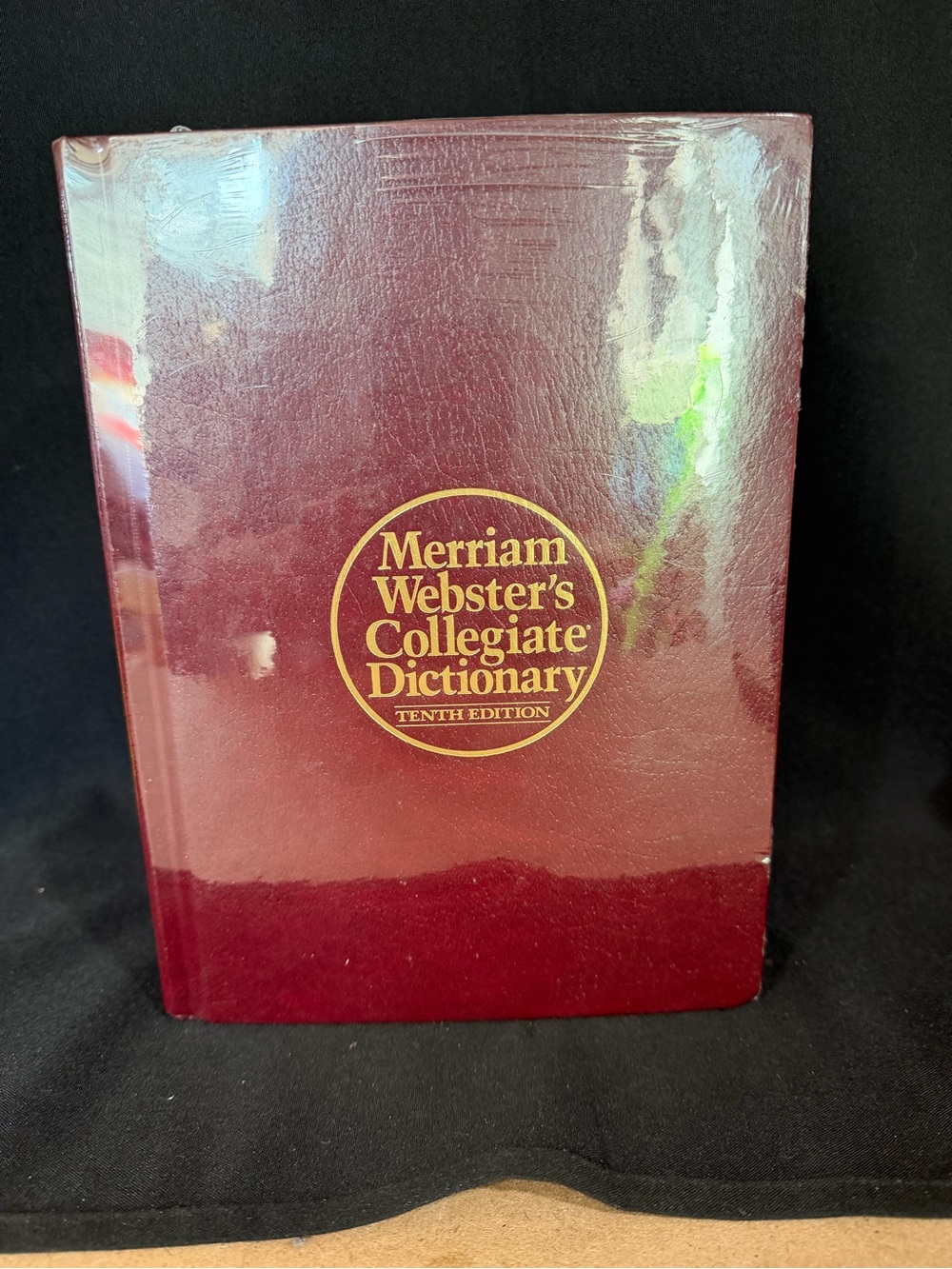 Merriam Webster's Collegiate Dictionary 10th Edition, Burgundy New Sealed